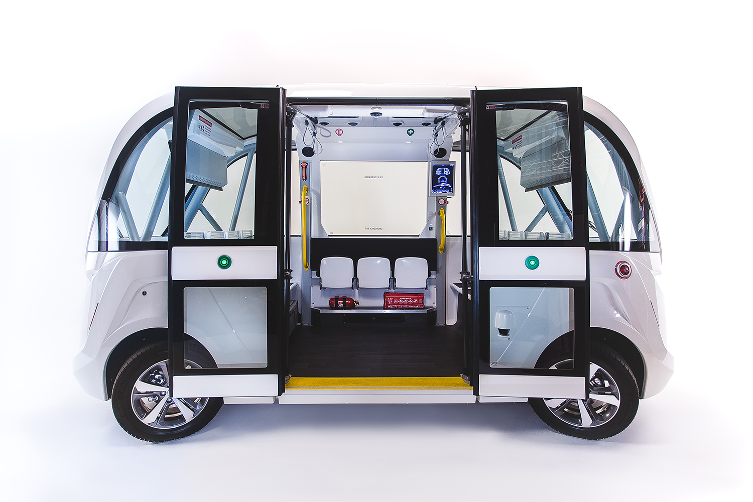 the challenges of driverless shuttles in smart cities navya autonomous shuttle 6
