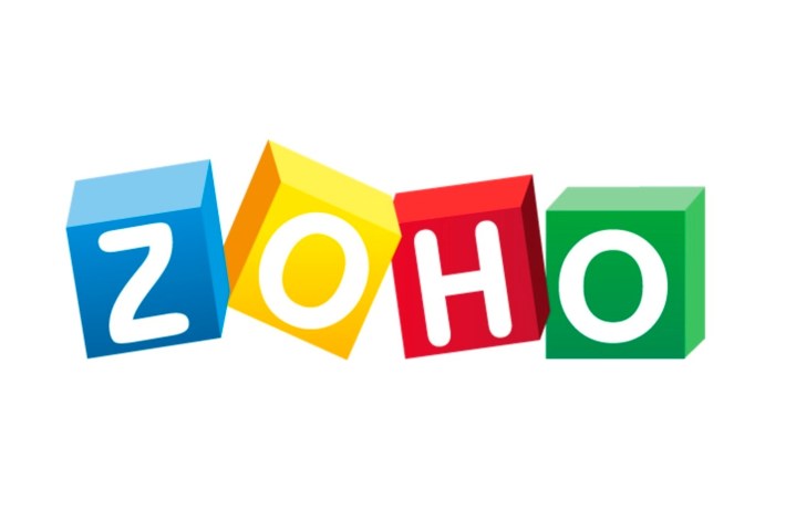 The Zoho logo on a white background.