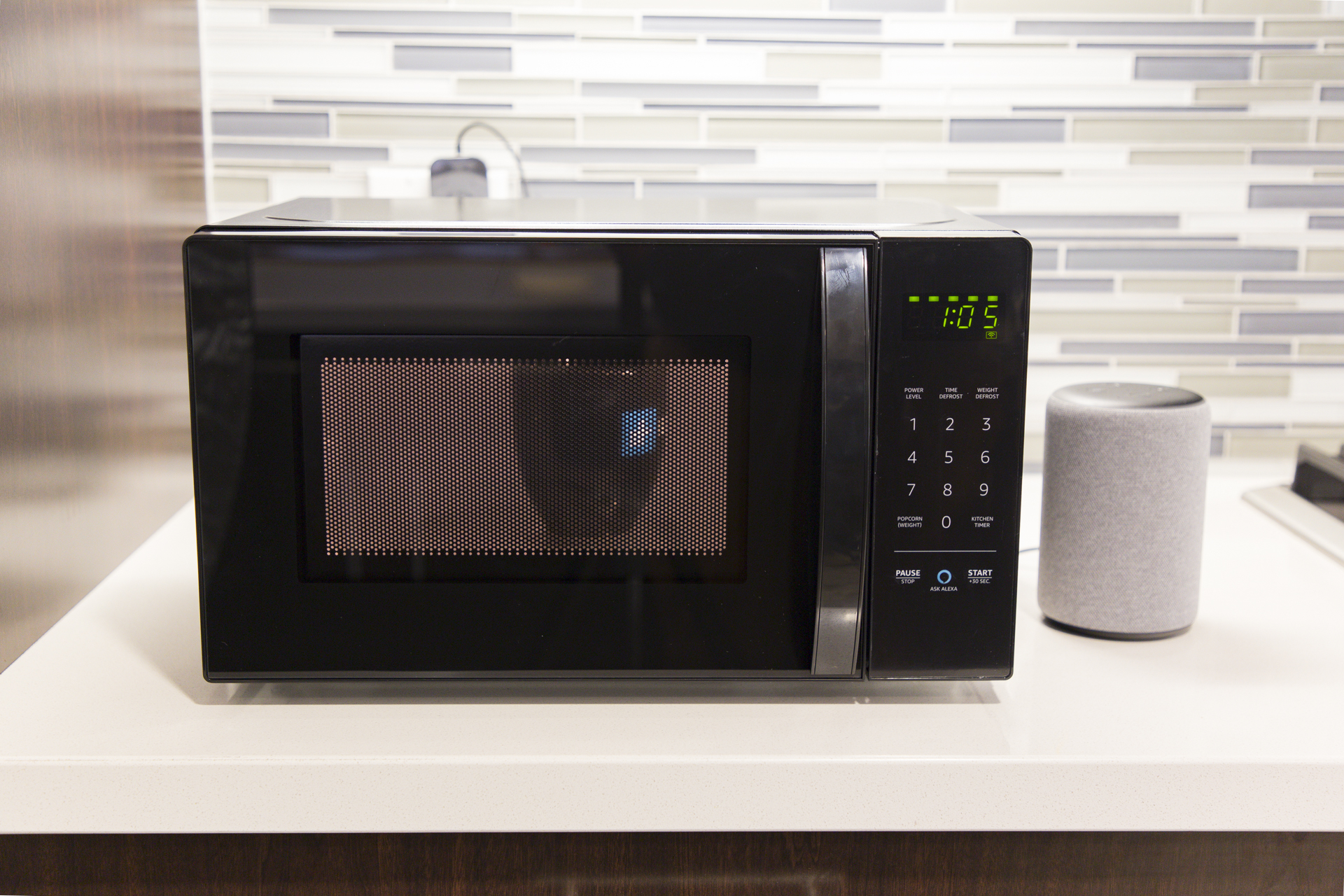 Basics Microwave review: Alexa makes you popcorn, orders more in this  compact, affordable microwave - CNET