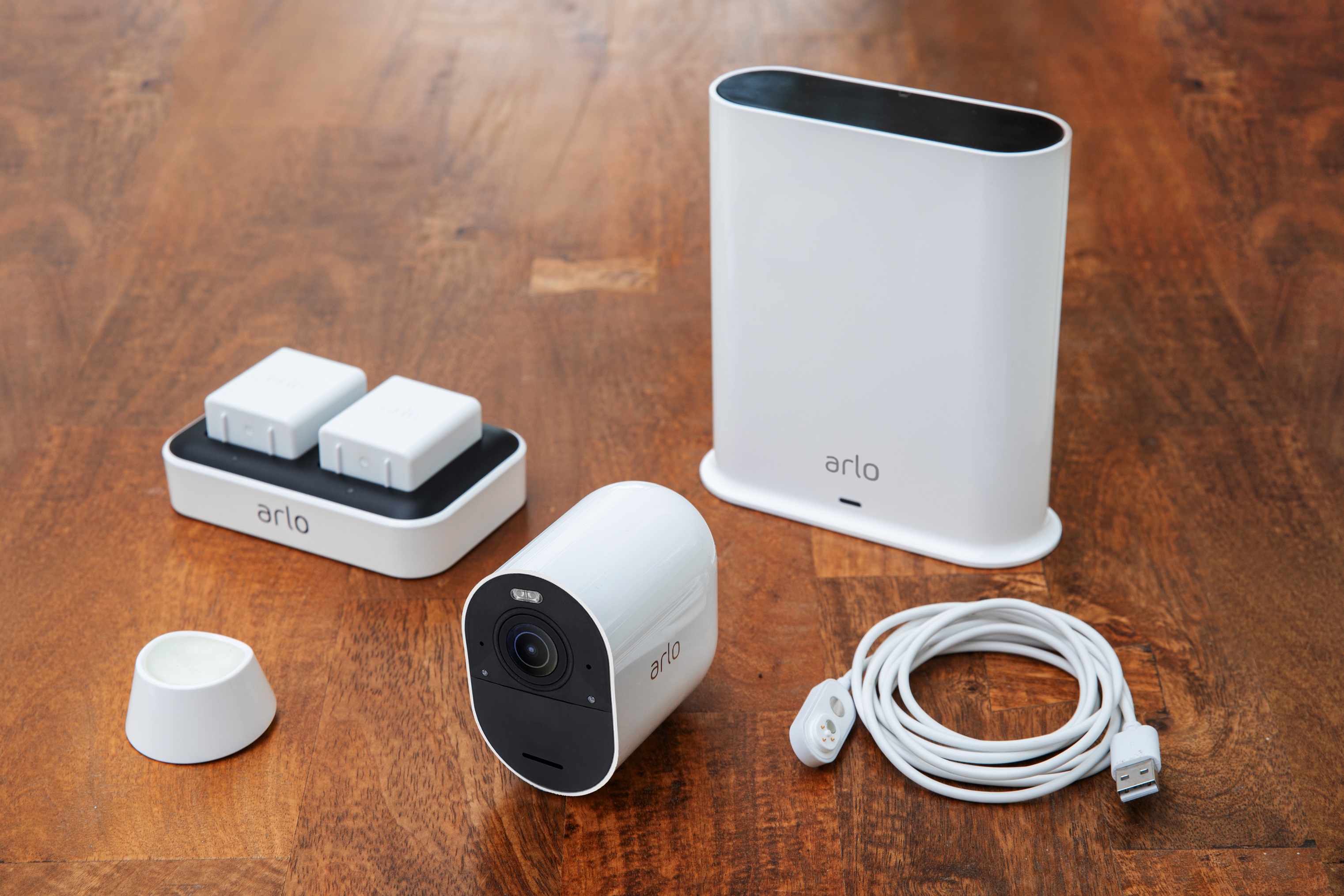 arlo utra security camera ultra with accessories lifestyle