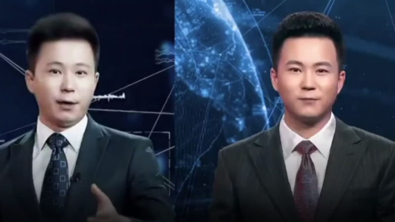 china news virtual newsreader real and presenters