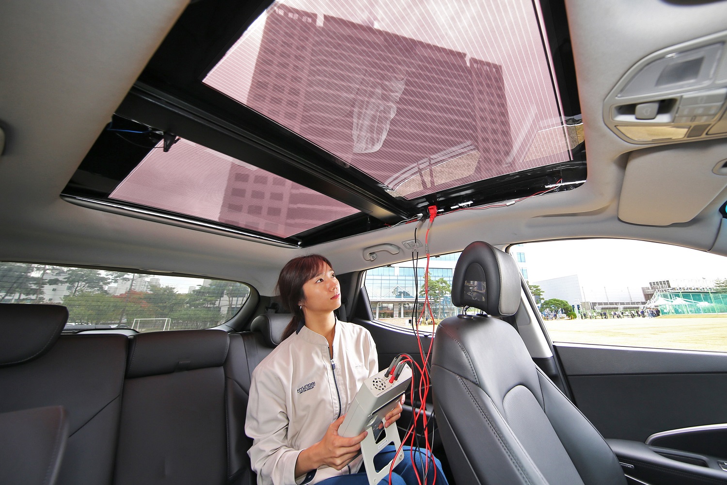 Hyundai solar panel for EVs