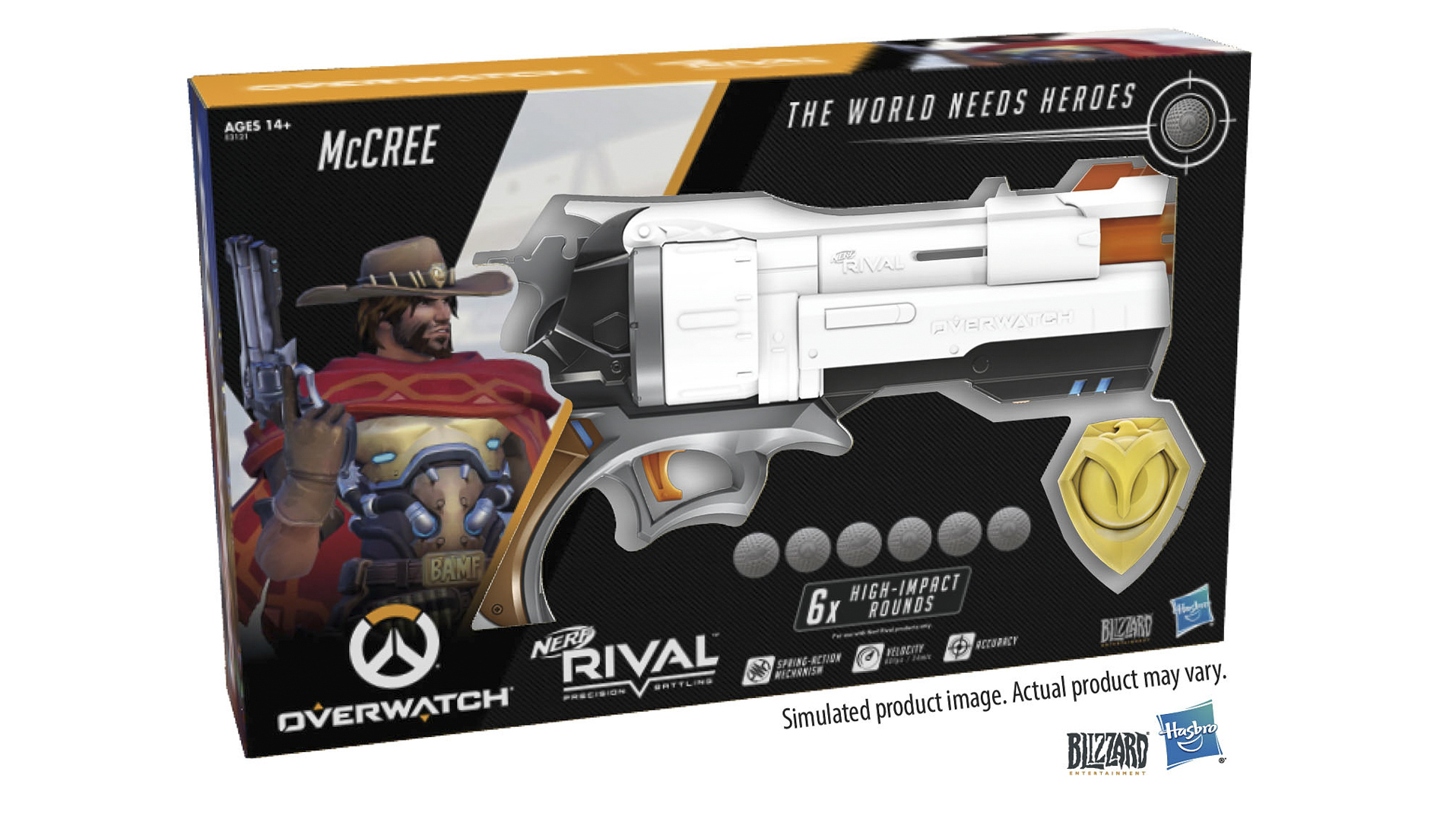 overwatch mccree nerf blaster announced rival edition box pack front