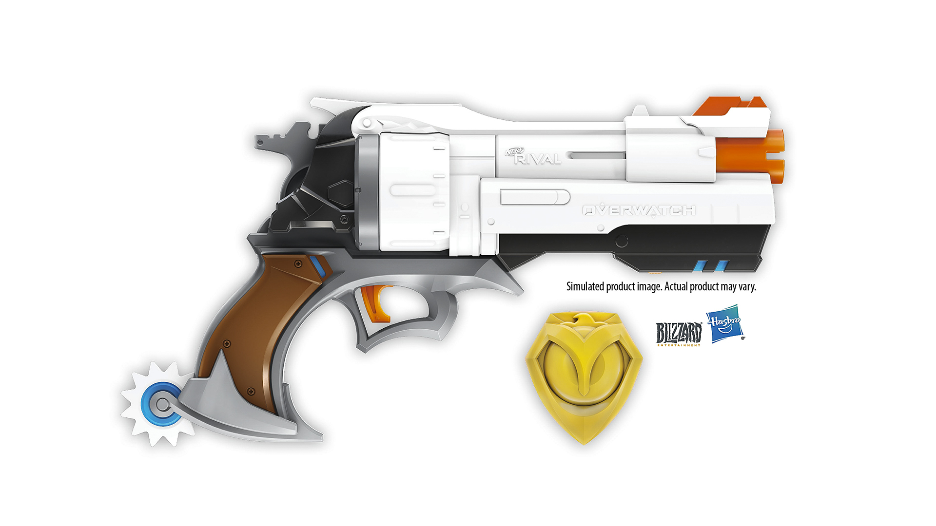 Official Overwatch NERF Rival McCree Blaster Gun Pistolfor sale online 