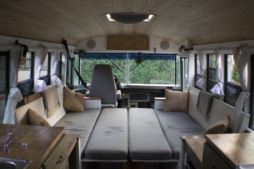 bus converted to solar powered tiny home on wheels nn 0439