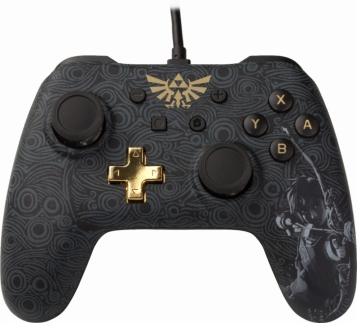Front view of PowerA Switch wired controller.