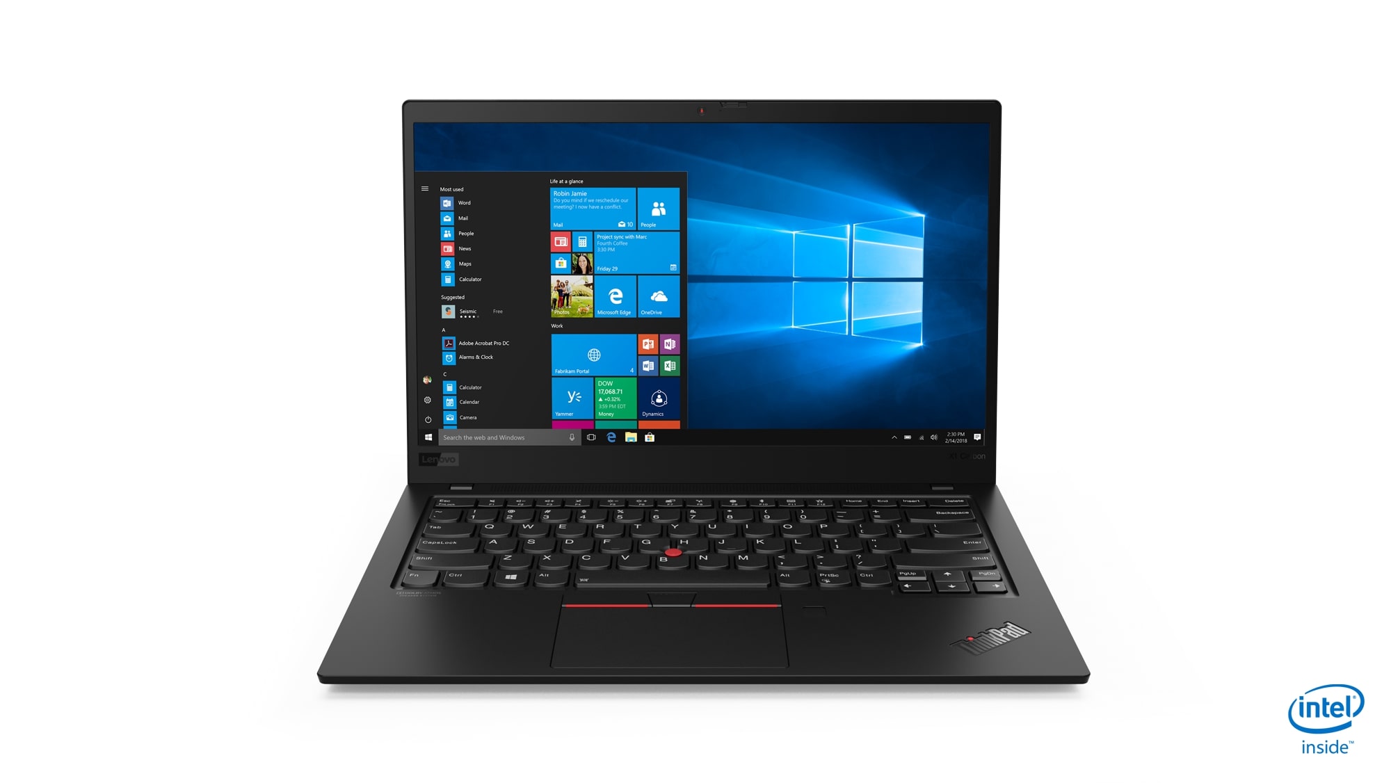 lenovo updated thinkpad x1 carbon yoga ces 2019 02 hero front facing jd