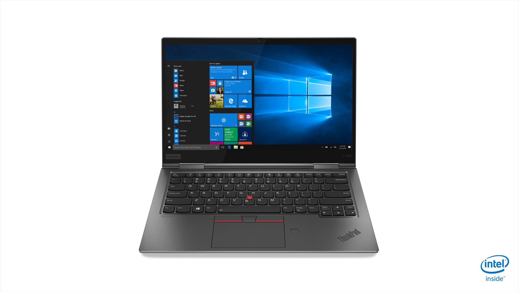 lenovo updated thinkpad x1 carbon yoga ces 2019 03 hero front facing jd