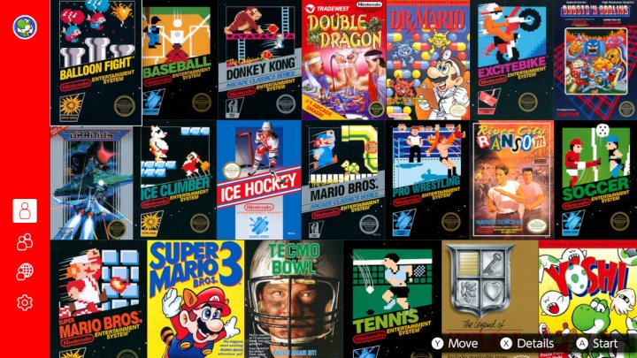 Collage of classic NES games.