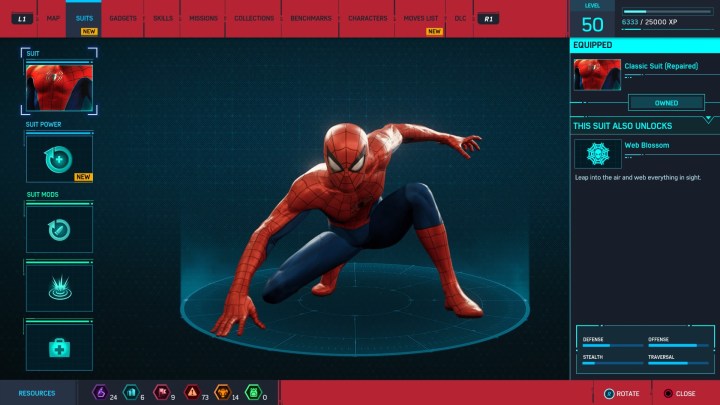 Spider-man in his classic suit.