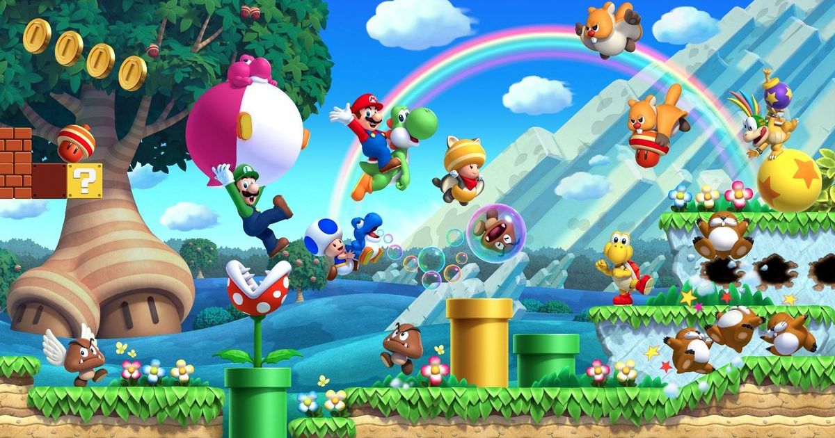 New Super Mario Bros U [ Deluxe ] (Nintendo Switch) NEW 