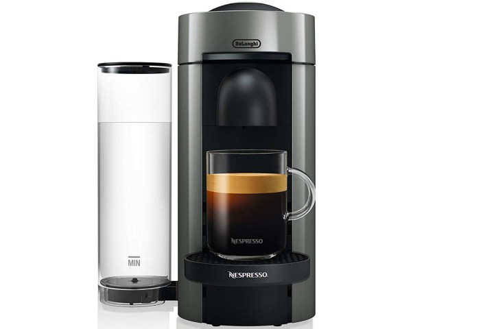 Nespresso Vertuo Plus Coffee and Espresso maker with aeroccinno.