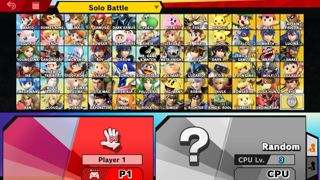 Here are all of the controller options for Super Smash Bros. Ultimate