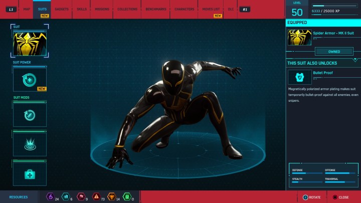 Spider-man in his spider armor suit.