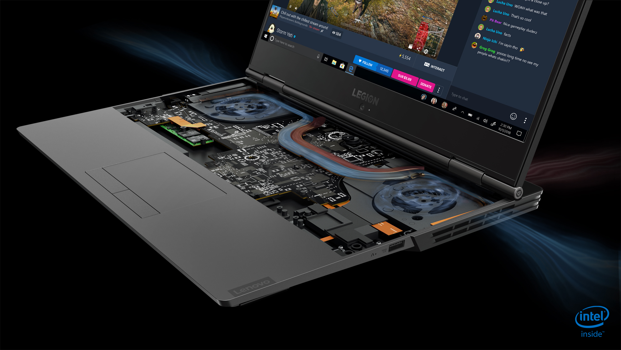 lenovo new legion gaming laptops ces 2019 01 y740 nootebook 15inch thermal design
