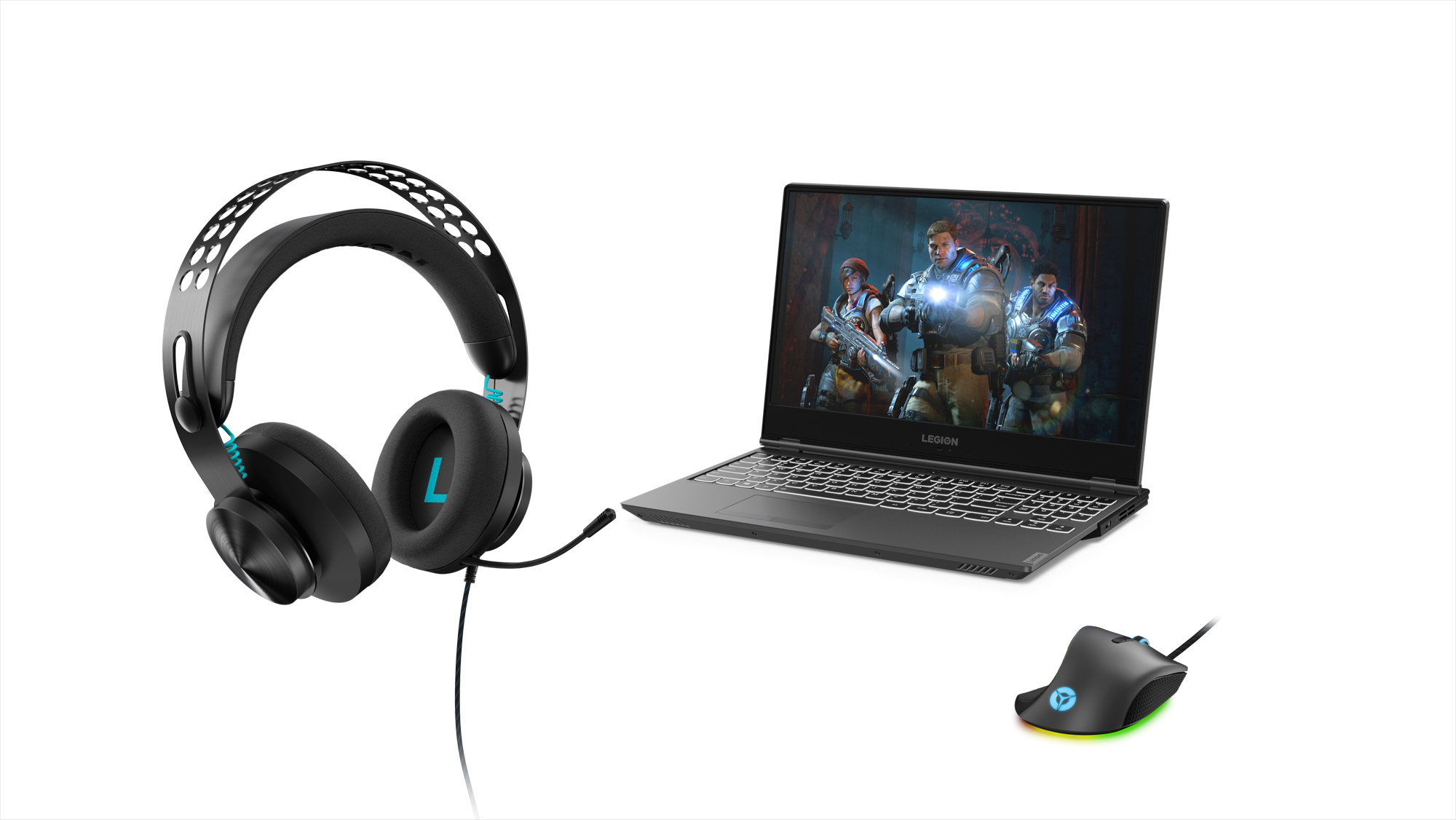 lenovo announce new legion gaming peripherals ces 2019 12 m500 with h300  y540