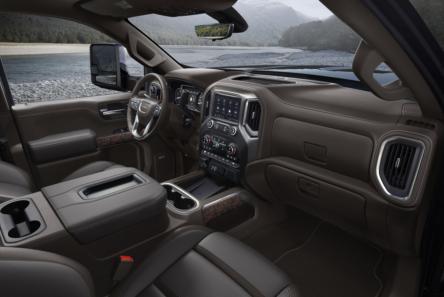 2020 gmc sierra hd boasts world class trailering tech denali interior