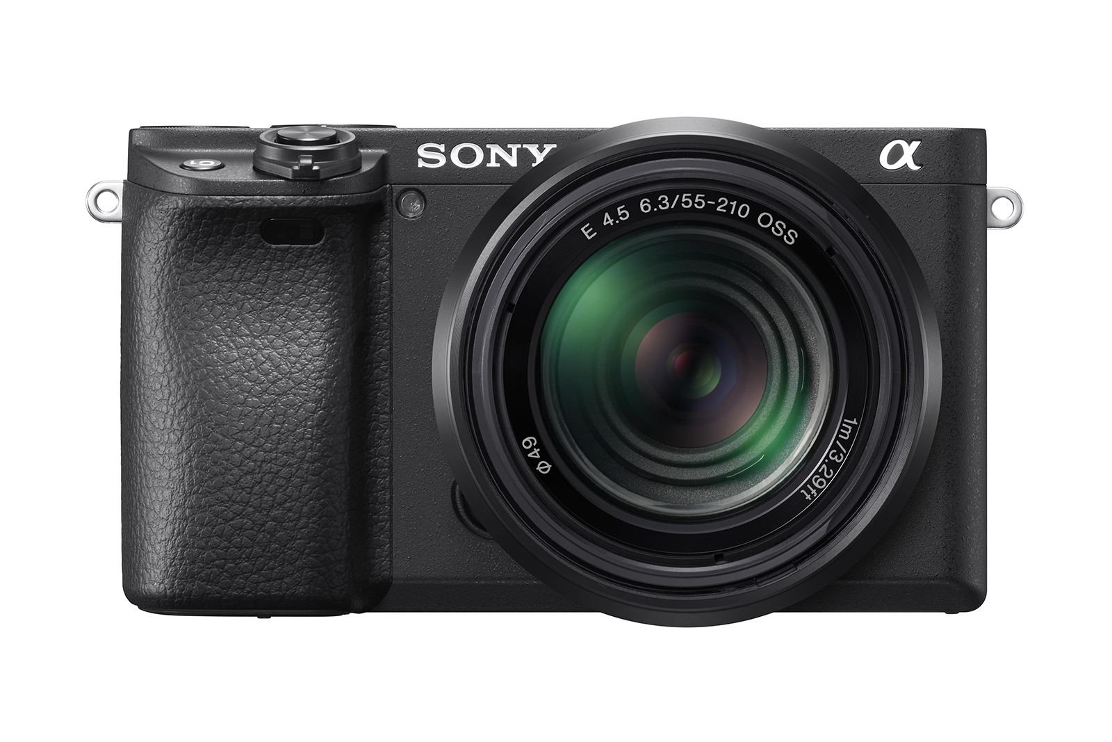 sony a6400 announced sel55210 front black