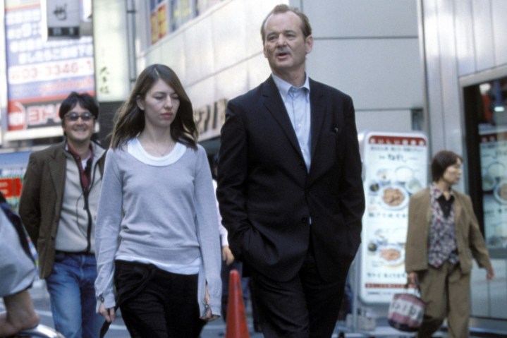 Bill Murray and Sofia Coppola on the set of Lost in Translation