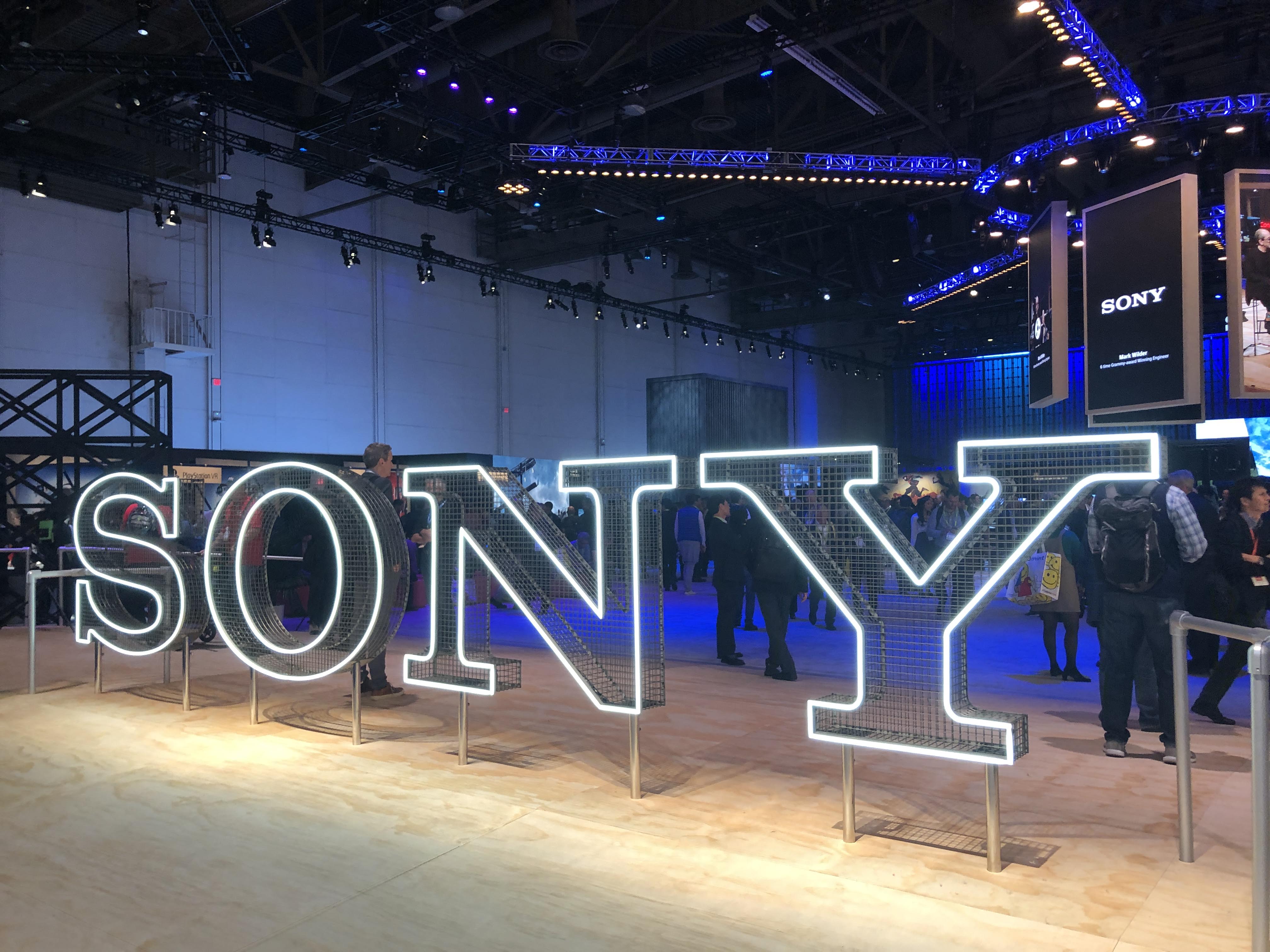 CES 2019 Booth Sony