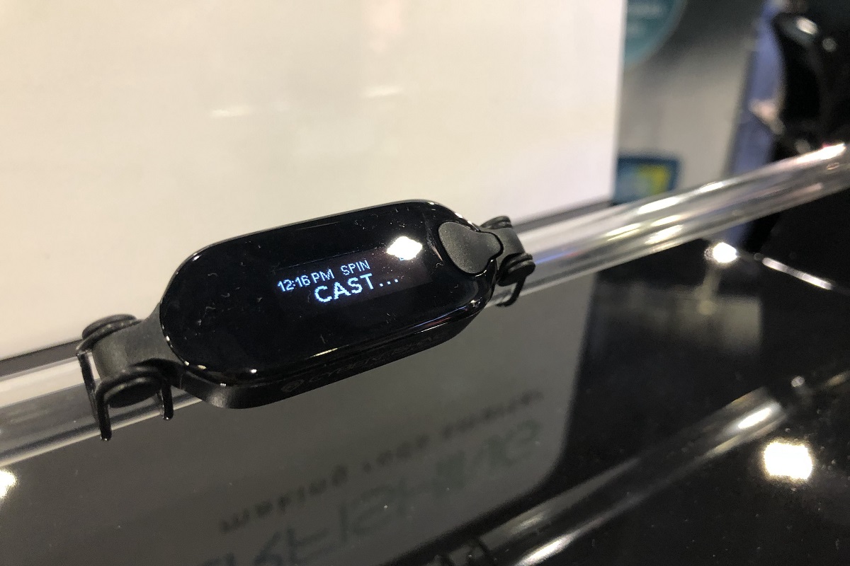 cyberfishing smart rod sensor allows fishing rods to record catches ces 2019 3