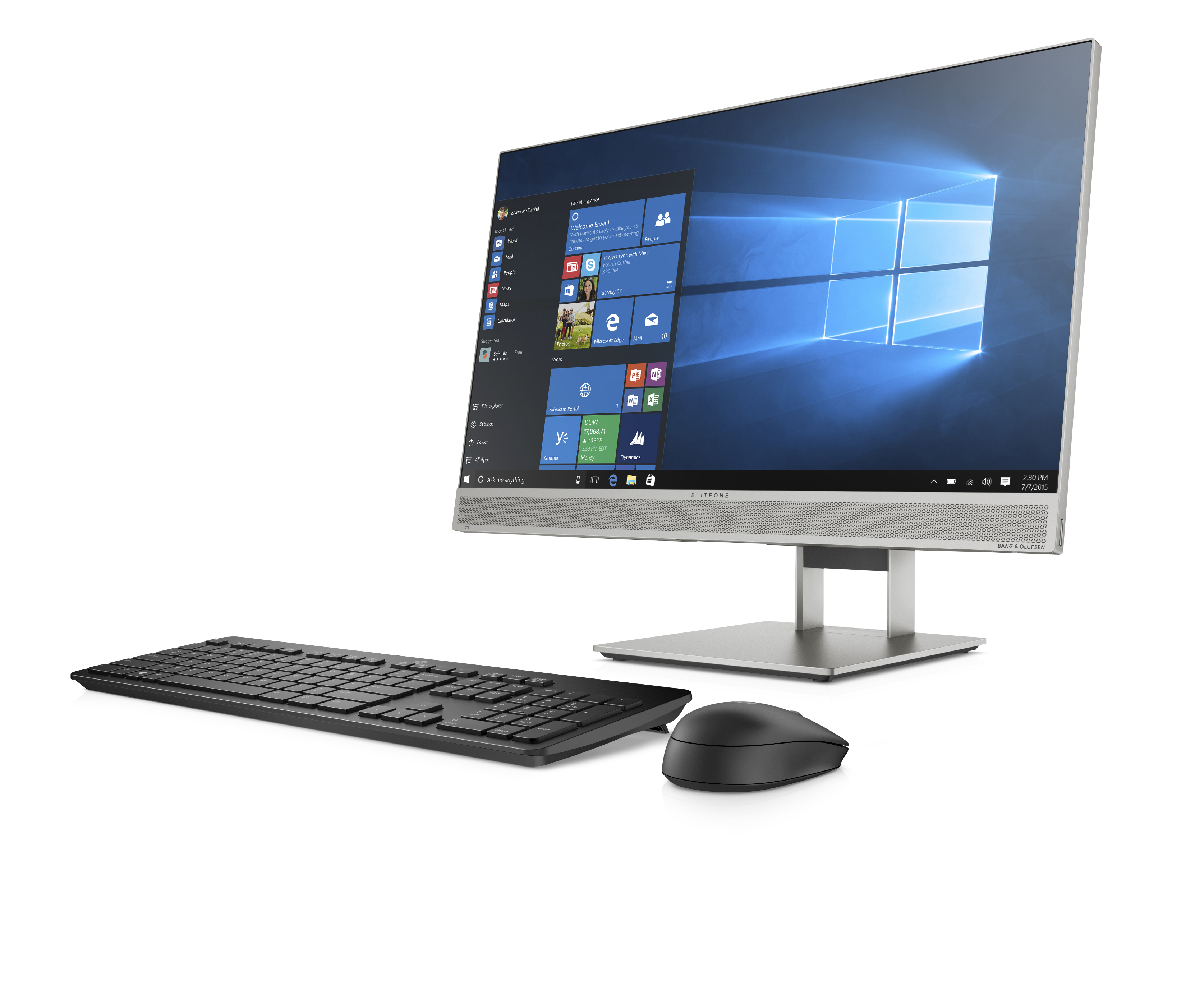 hp launches new monitors and all in one ces 2019 eliteone 800 g5 aio front left