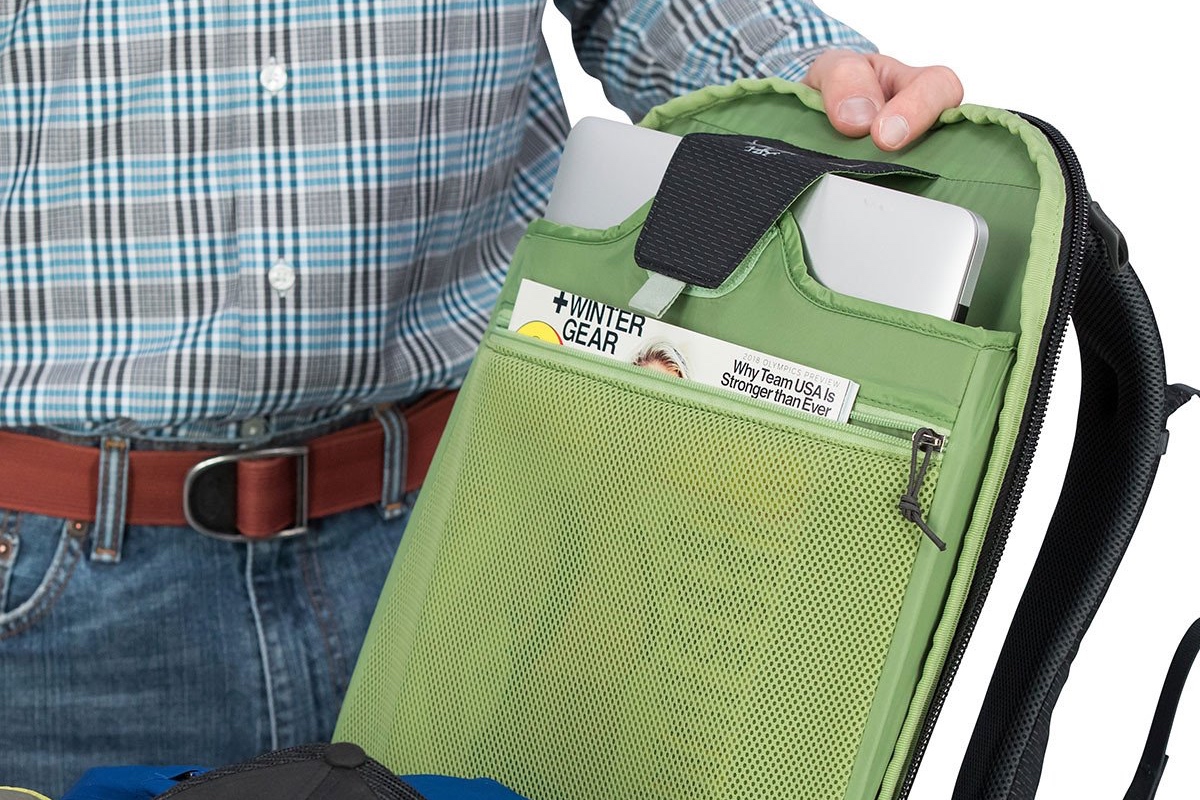 An Osprey Ozone Duplex backpack.