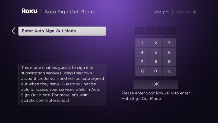 No Roku Sign Roku Adds Automatic Sign-Out Mode for Those With Regular Houseguests ...