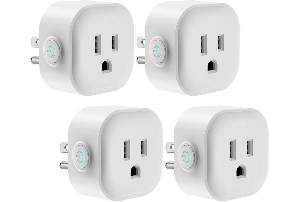 amazon echo and google home smart plug deals on wifi maxcio outlet 4 pack 1