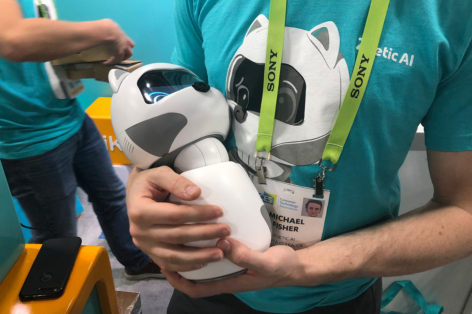 cutest companion robots ces 2019 zoetic kiki cradled