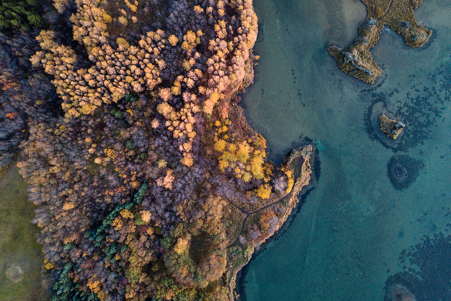 best drone photos fall textures