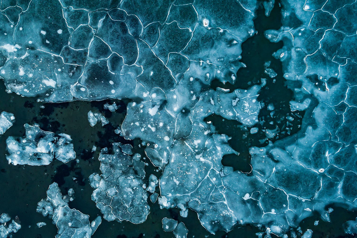 best drone photos glacier