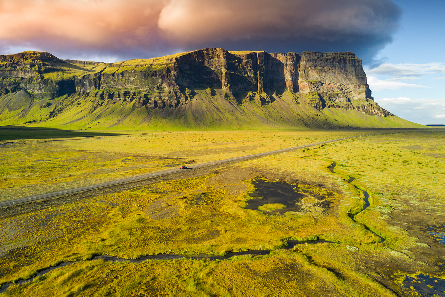 best drone photos iceland plains