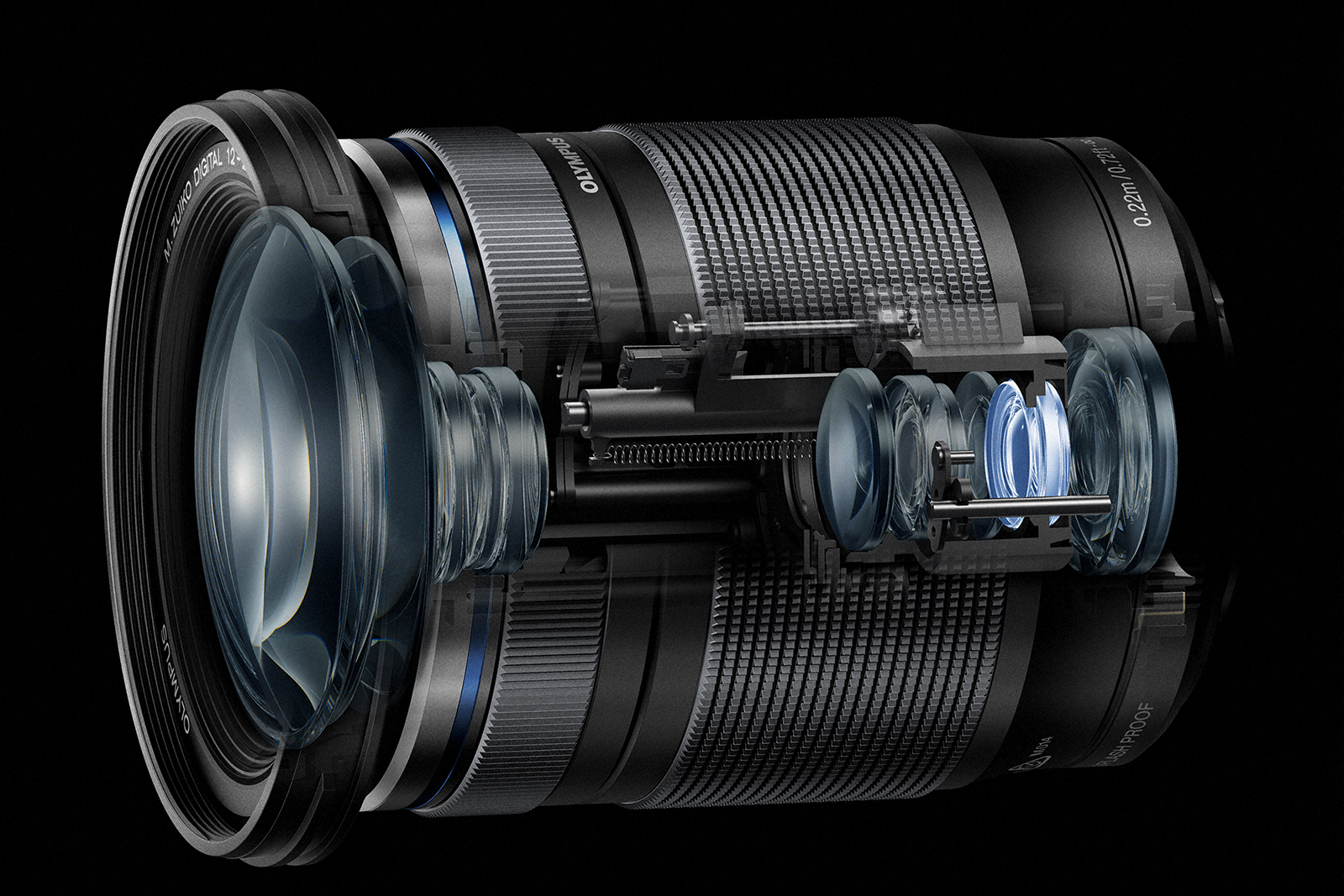 olympus mzuiko 12 200mm lens announced m zuiko digital ed f3 5 6 3 0009 focusing unit