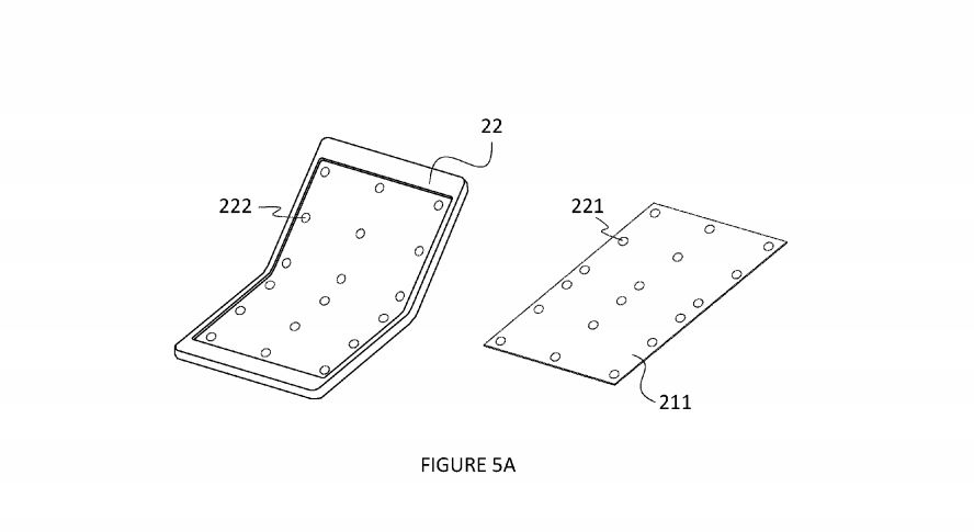 microsoft laptop with foldable screen patent 1