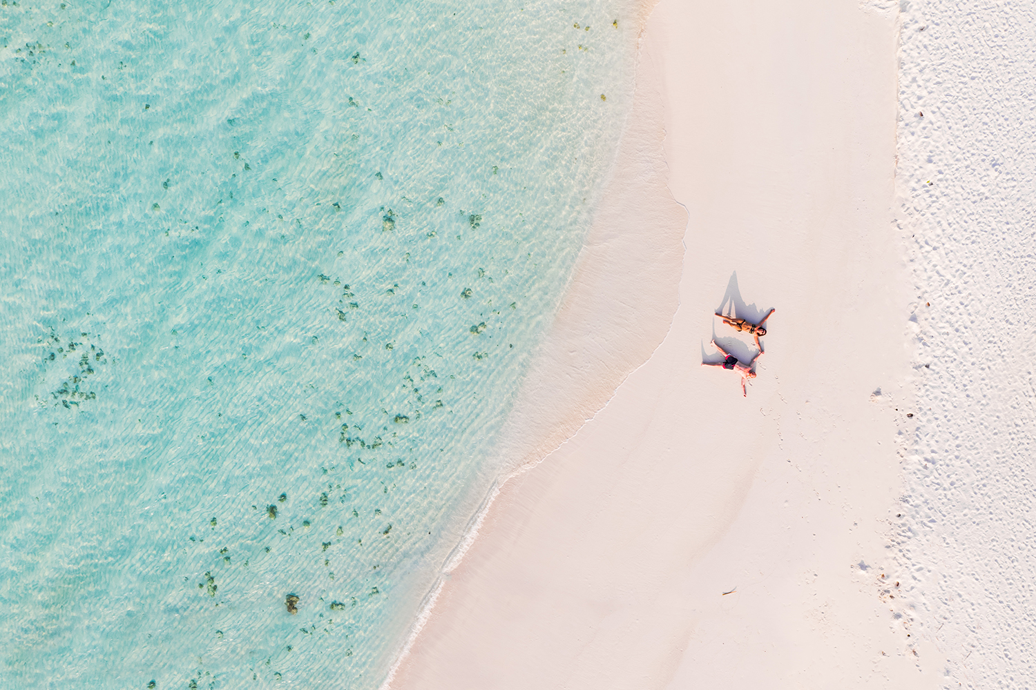best drone photos people on the beach
