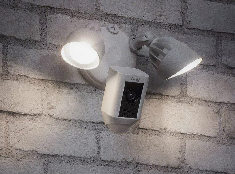 ring wired security products color night vision floodlight camera