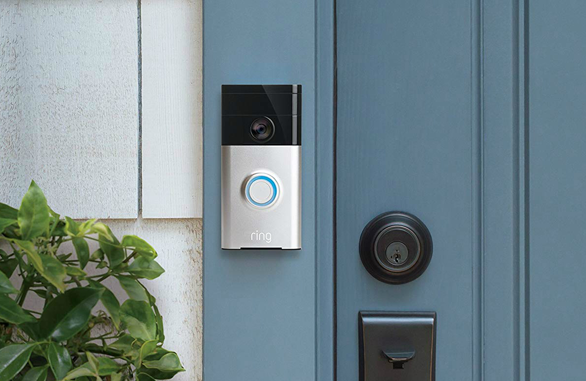 ring wired security products color night vision wi fi enabled video doorbell