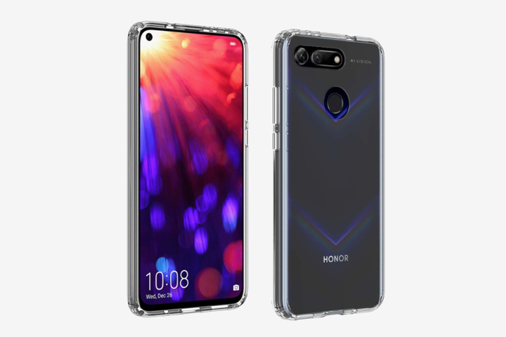 Honor V20 CaseExpert Honor View 20 Etui Housse Coque Slim Shockproof Robuste Impact Armure Hybride Béquille Cover pour Huawei Honor View 20 Honor V20 Coque 