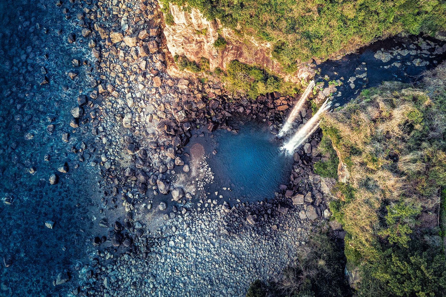 best drone photos second waterfall