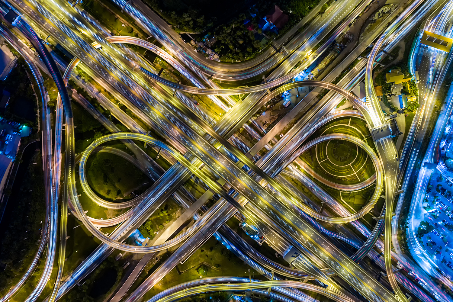best drone photos spiral roads photo
