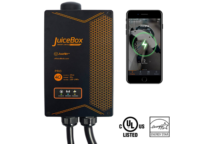 amazon kia ev charger sales program juicebox pro 40 smart electric vehicle  charging station 01