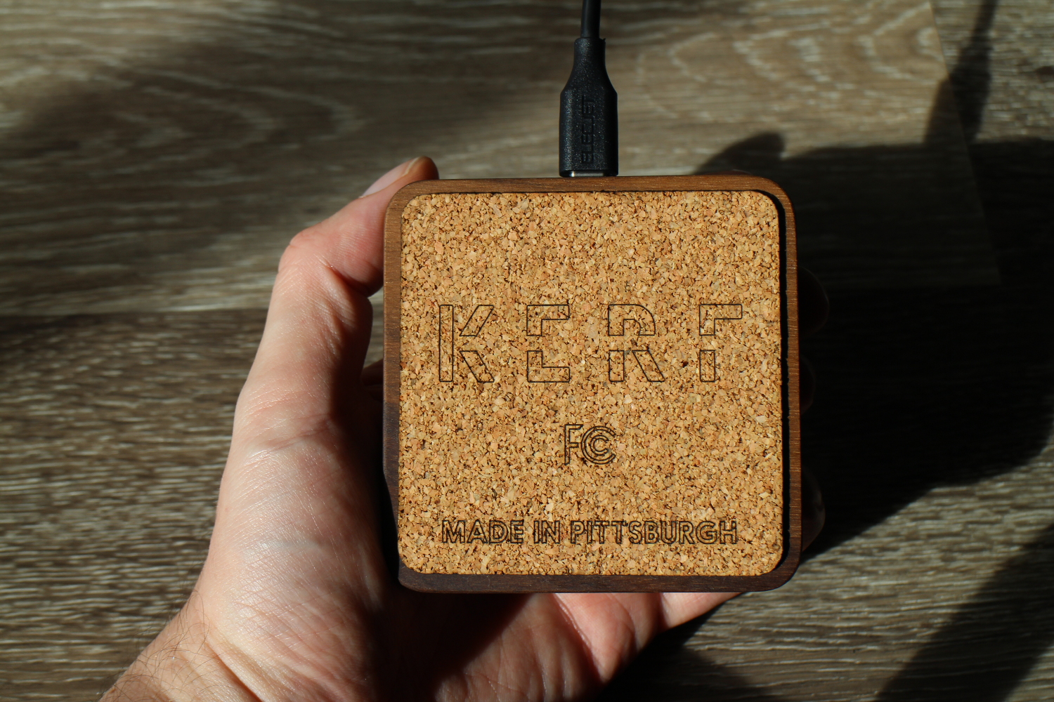 Kerf Wireless Charging Block