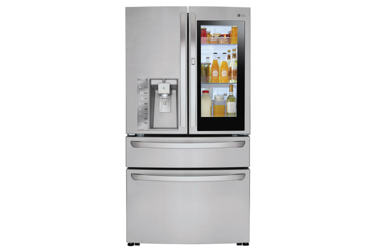 home depot chops samsung and lg french door fridge prices electronics 23 cu ft 4 smart refrigerator with instaview in model l