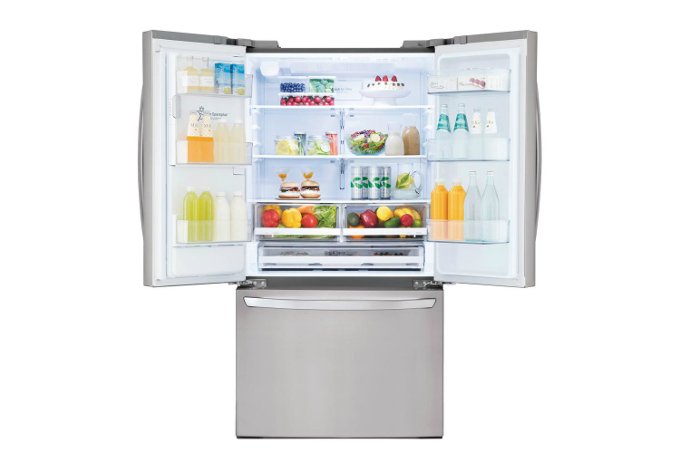 home depot chops samsung and lg french door fridge prices electronics  26 2 cu ft smart refrigerator with wi fi enabled in st