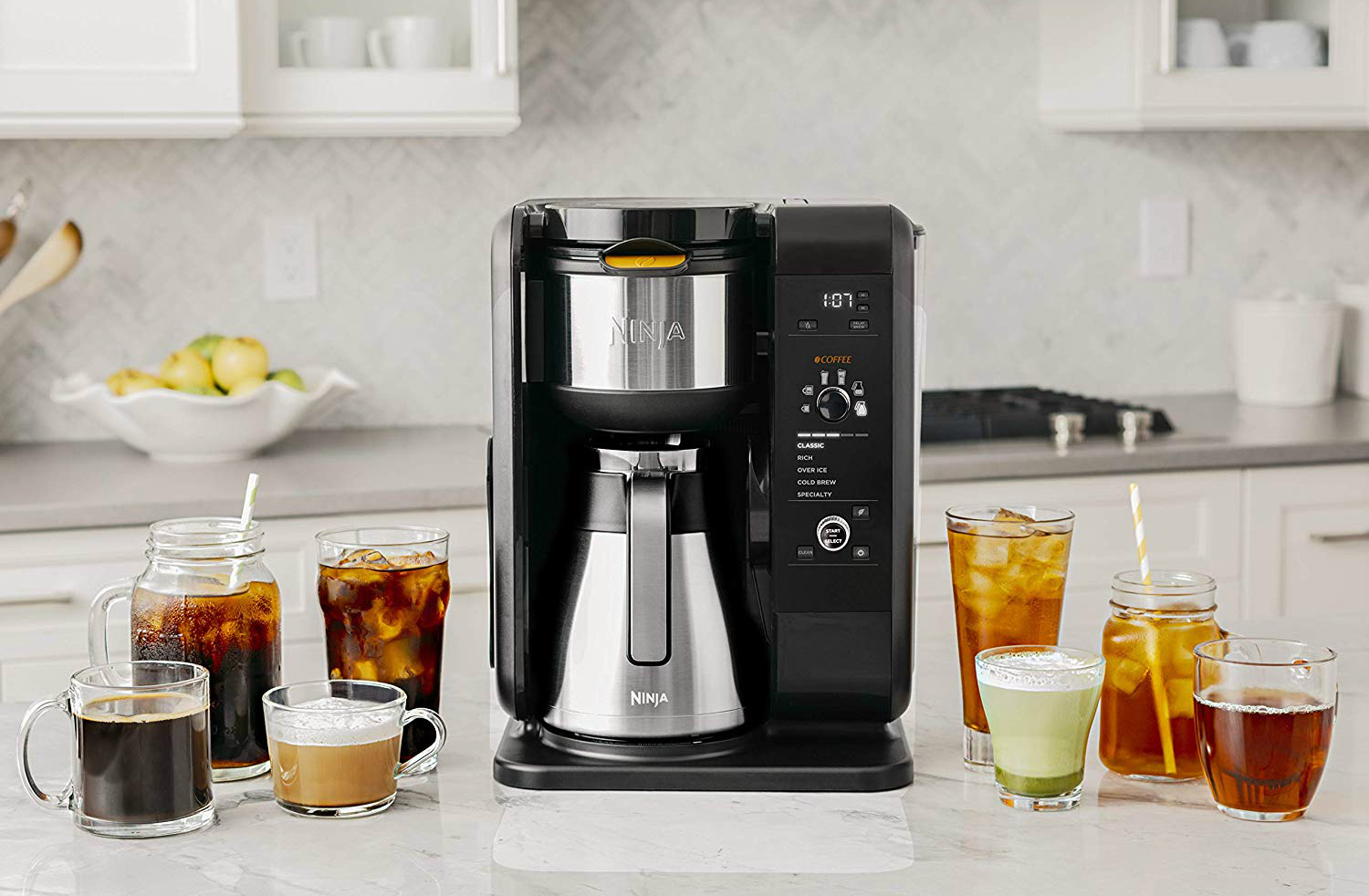 amazon ninja coffee maker deals hot and cold brewed system auto iq tea with thermal carafe 04