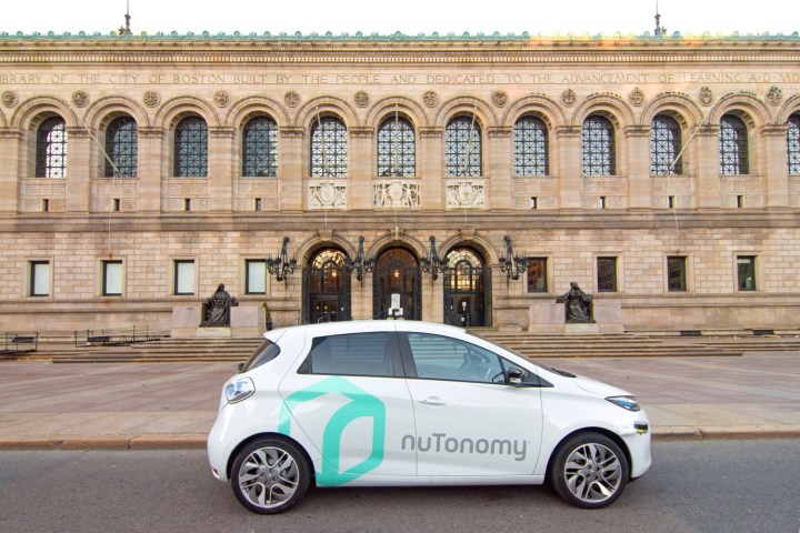 NuTonomy self-driving car Boston