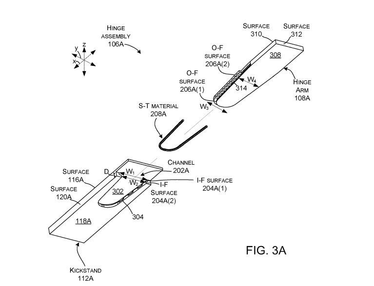 microsoft patent shows a redesigned hinge surface pro 3