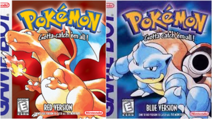 Pokemon blue and red