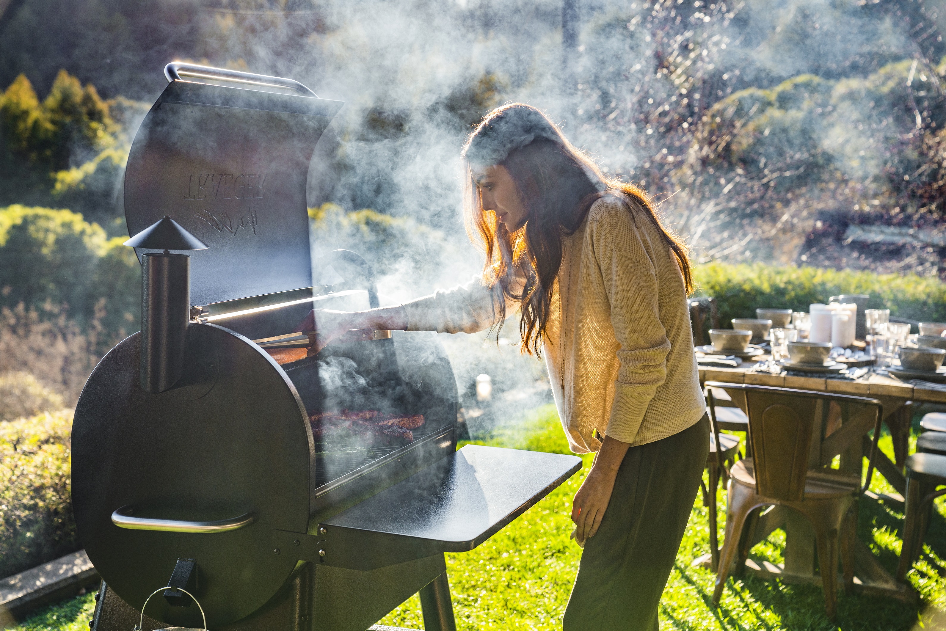 traeger 2019 new grills pro 780 aptos people at grill 015